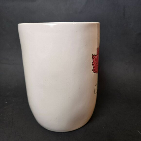 Rae Dunn Artisan Collection COZY Mug Stitched Maple Leaf Autumn 20oz Cup Fall - Picture 2 of 7